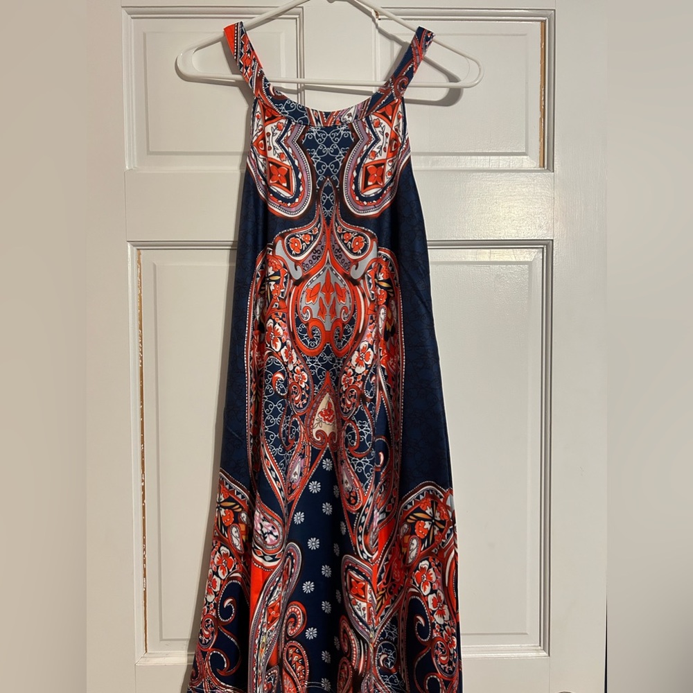 NEW! Women’s colorful scoop neck tank dress